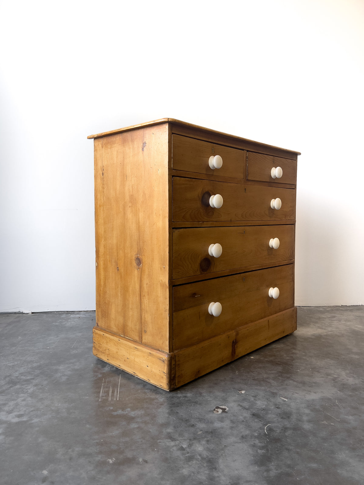 19th Century English Pine Chest of Drawers