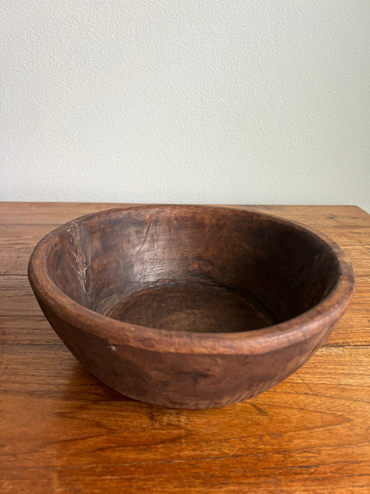 Vintage Found Wood Bowl
