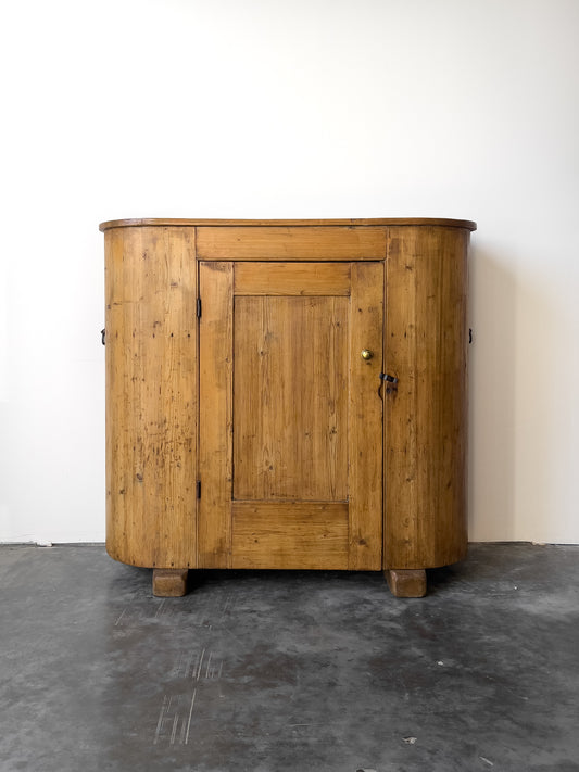 Antique Pine Huffer Cabinet