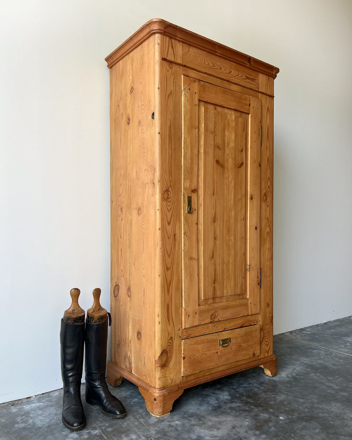 Antique 19th C. Pine Wardrobe