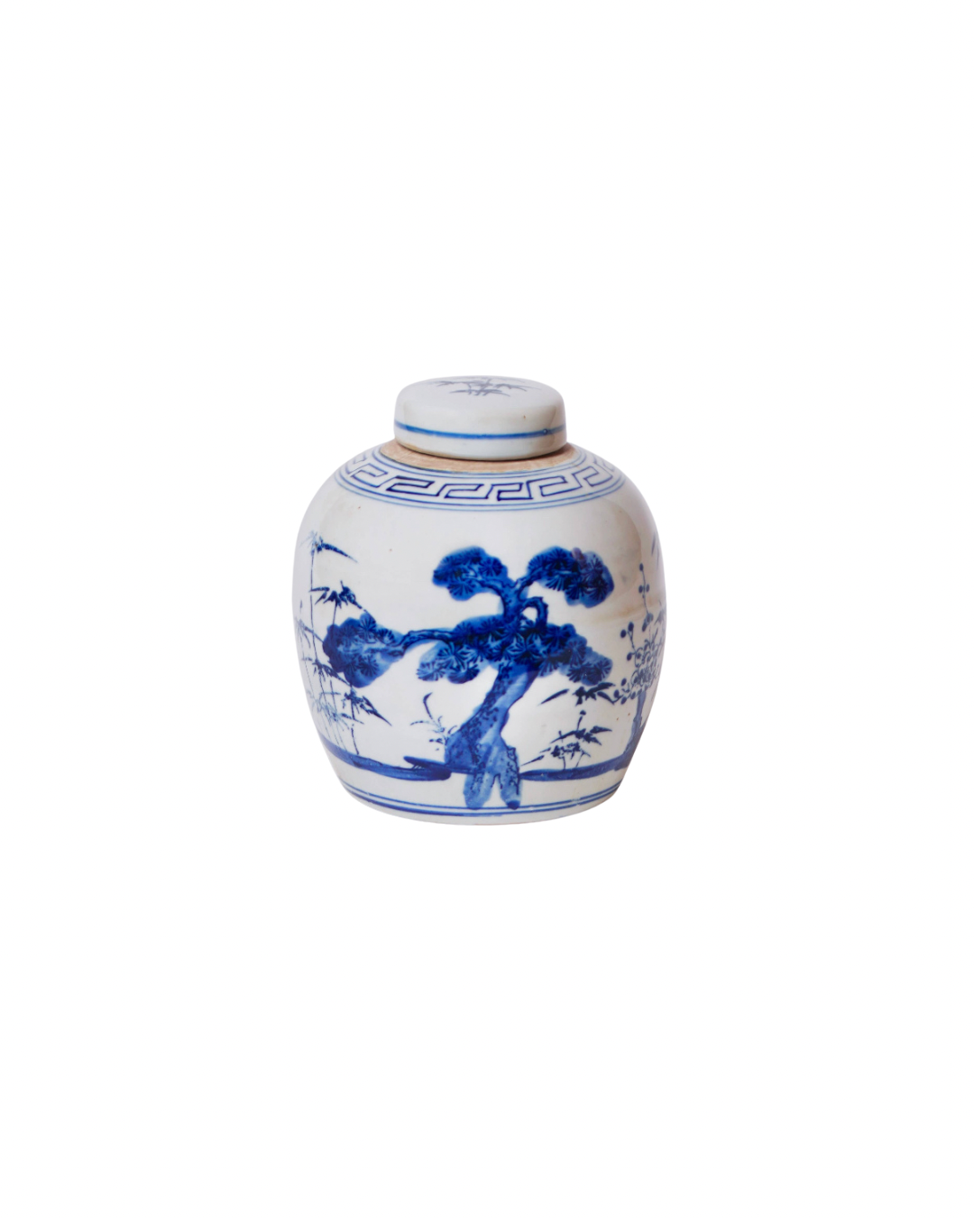 Blue and White Porcelain Three Friends Jar