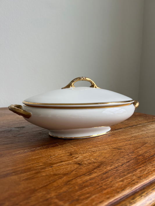 Vintage French Limoges Lidded Dish