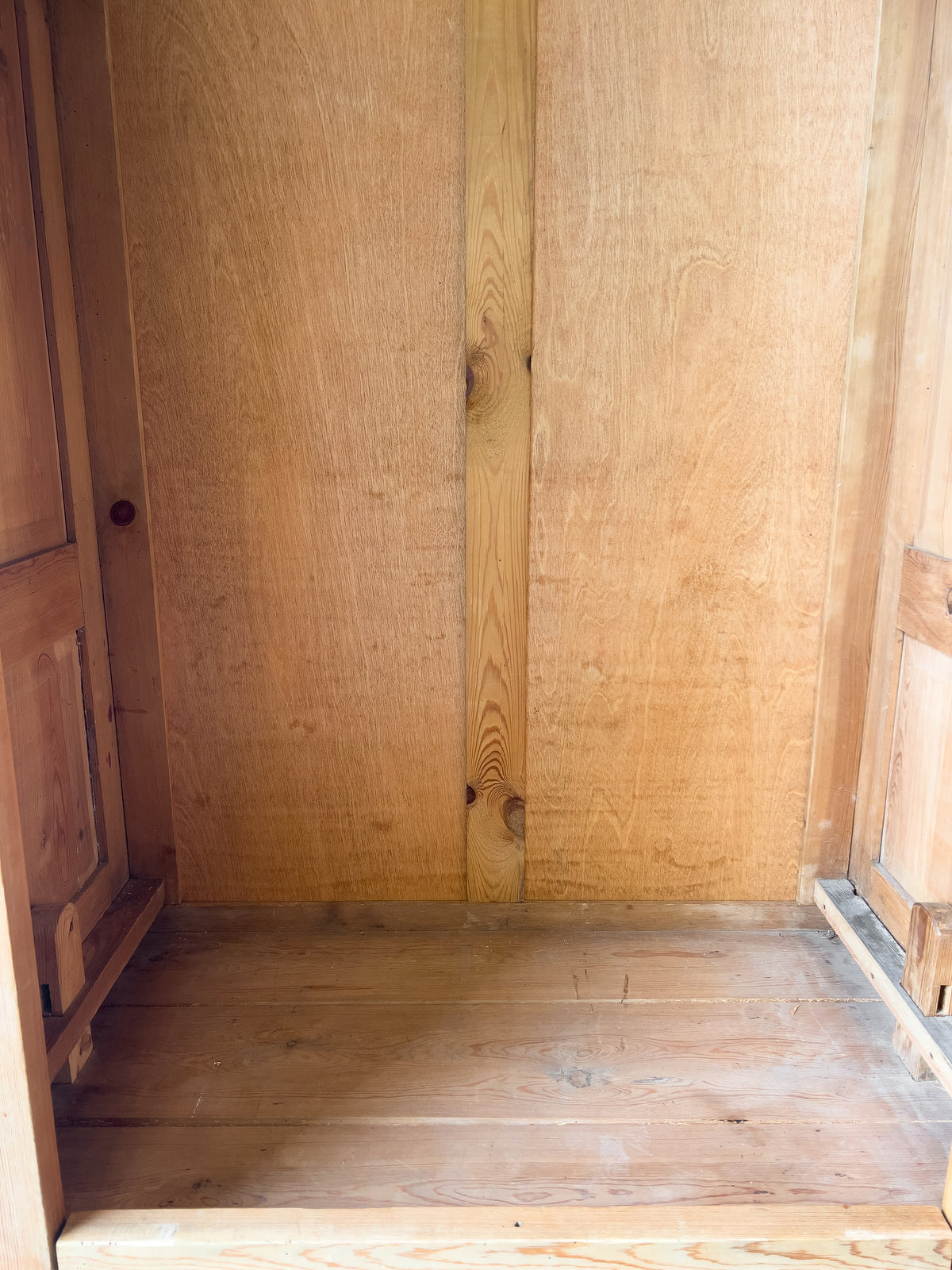 Antique European Pine Wardrobe