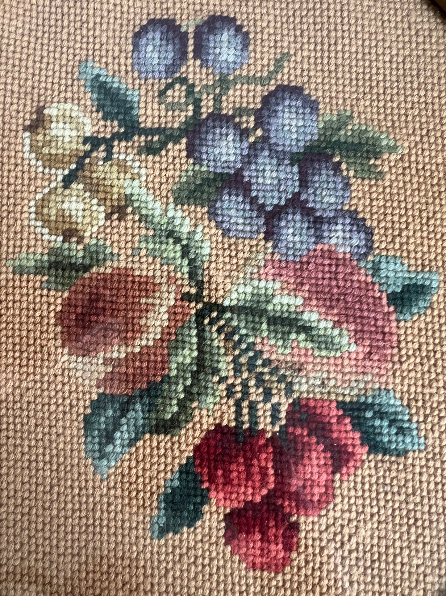 Vintage Framed Needlepoint Art