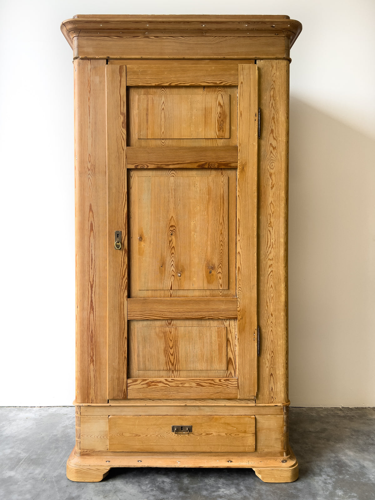 Antique European Pine Wardrobe