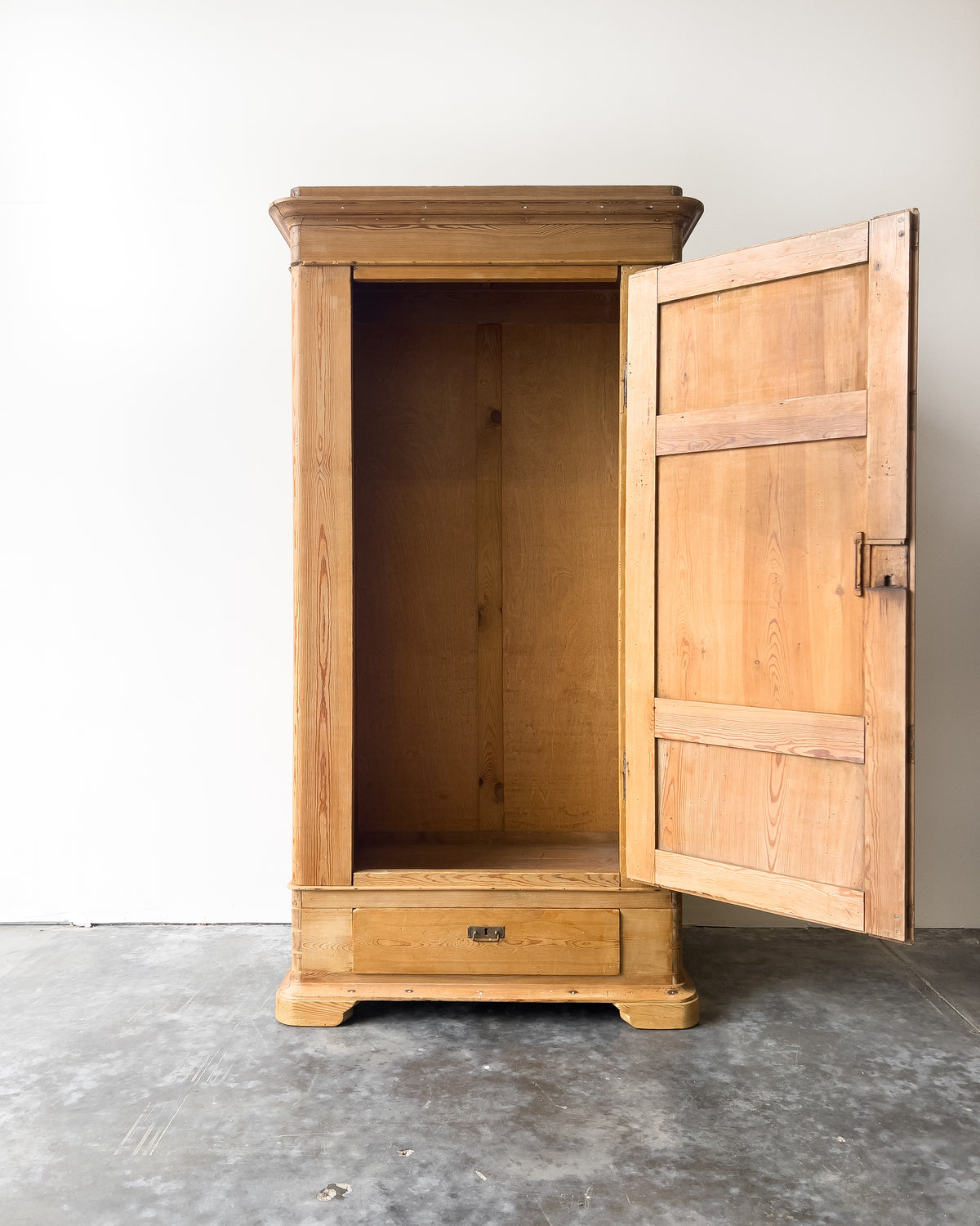 Antique European Pine Wardrobe