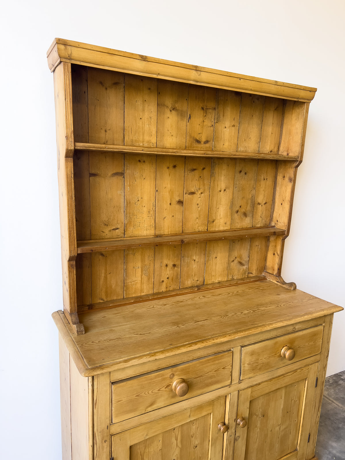 Antique 19th Century Pine Hutch | Kitchen Dresser