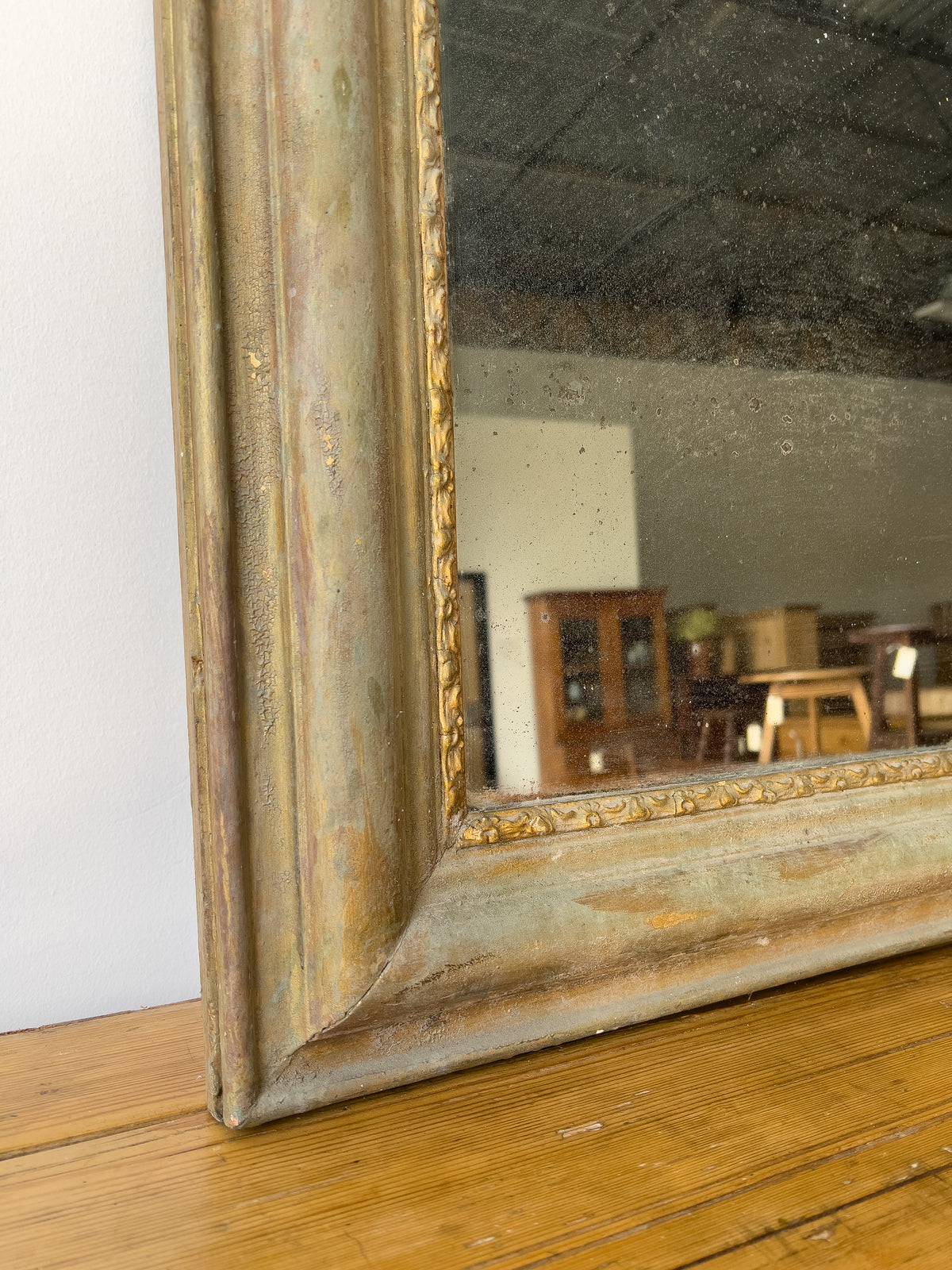 Antique French Arch Mirror