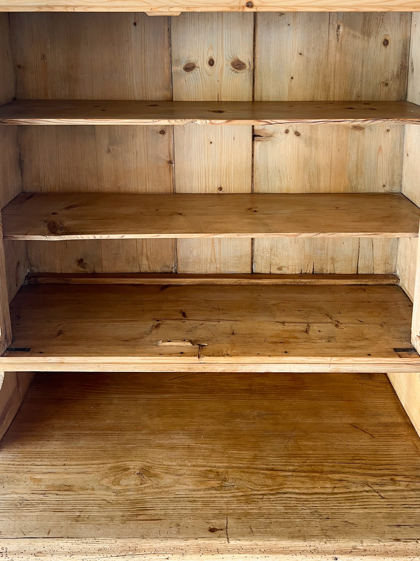 19th Century European Pine Hutch