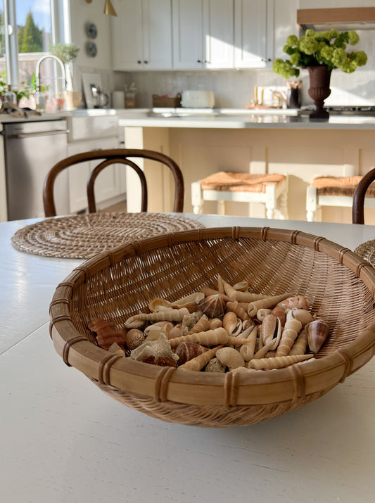 Vintage Japanese Winnowing Basket