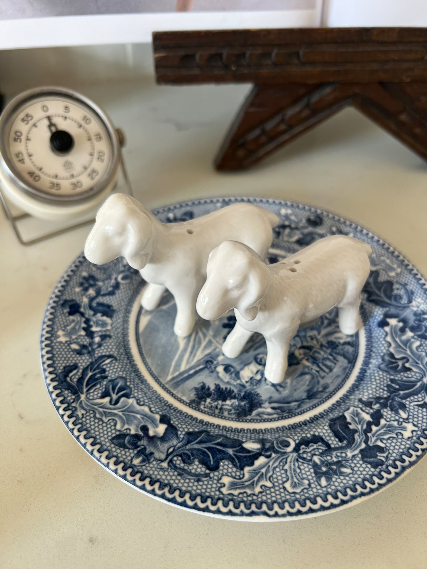 Ceramic Goat Salt & Pepper Shakers