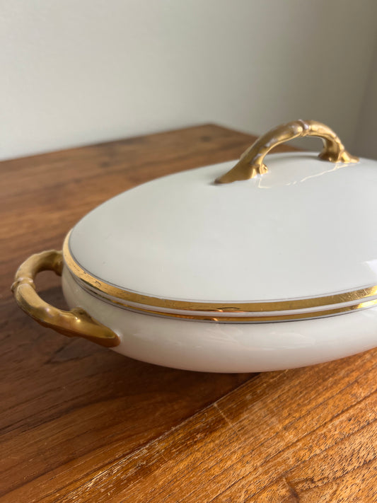 Vintage French Limoges Lidded Dish