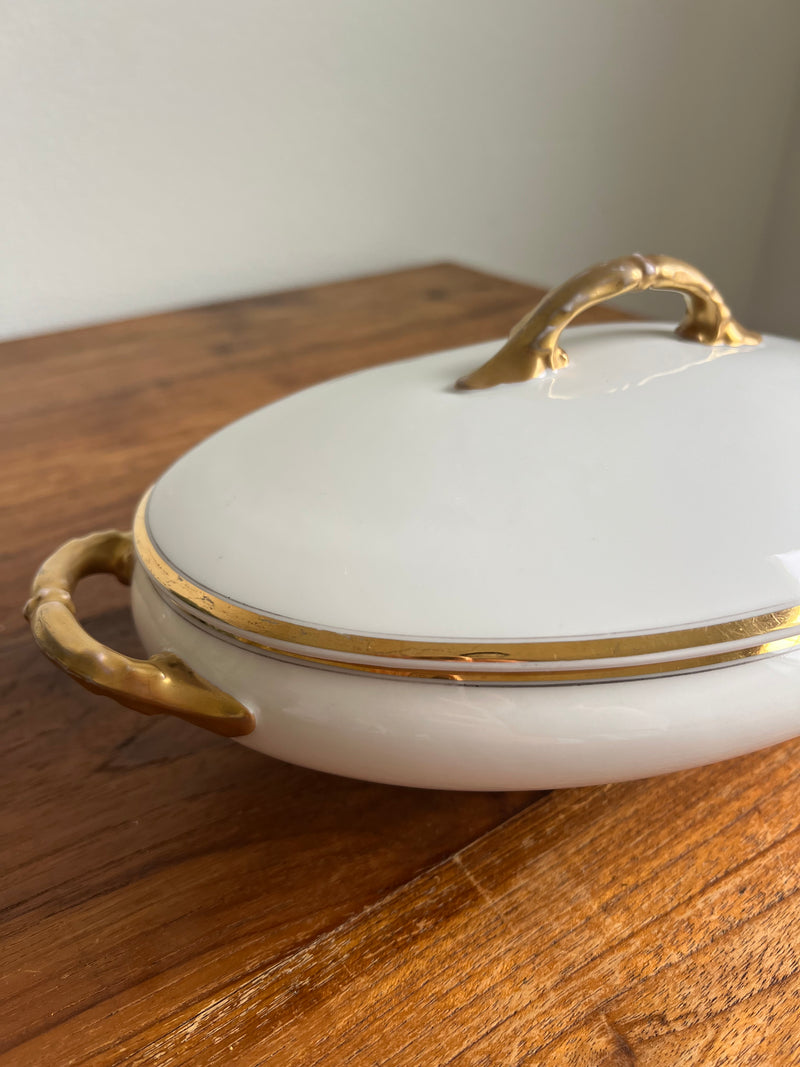 Vintage French Limoges Lidded Dish