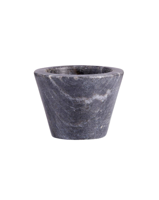 Black Marble Pinch Pot
