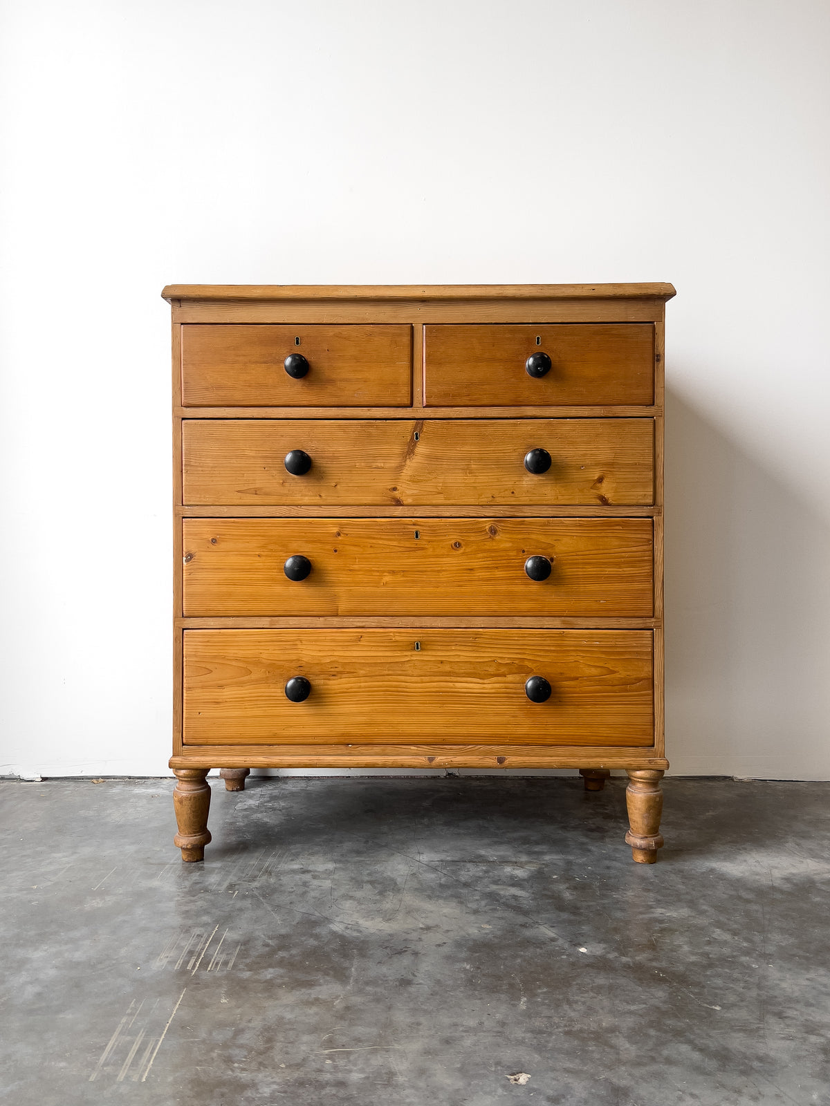 Antique 18th Century English Pine Georgian Chest of Drawers