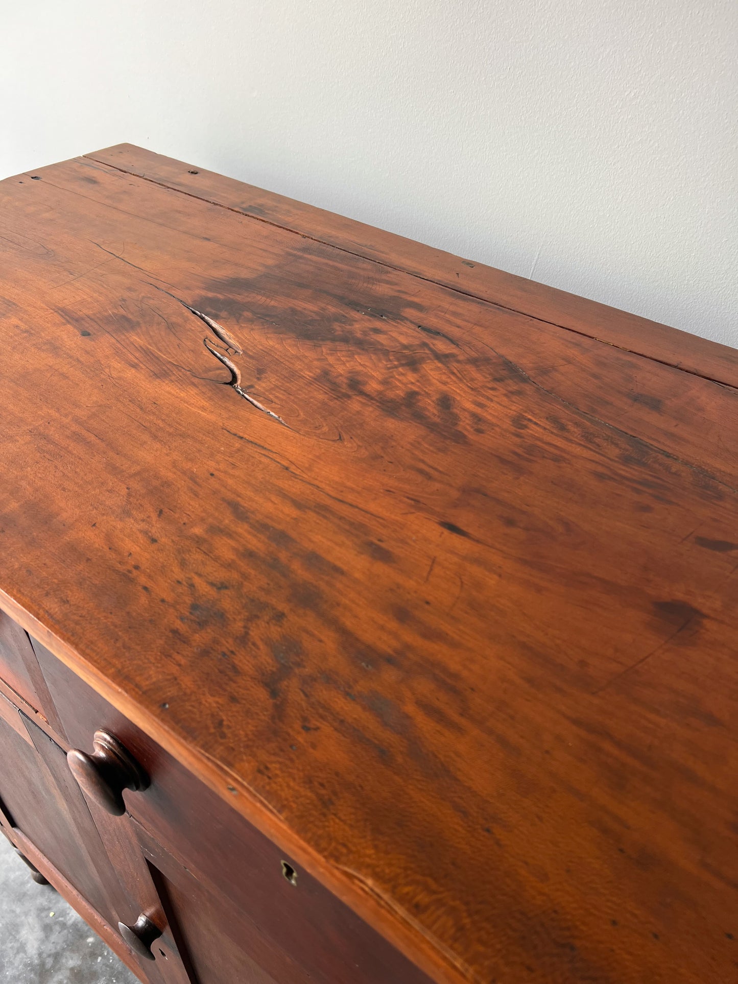 American Antique Pine Jelly Cabinet circa mid 19th c.