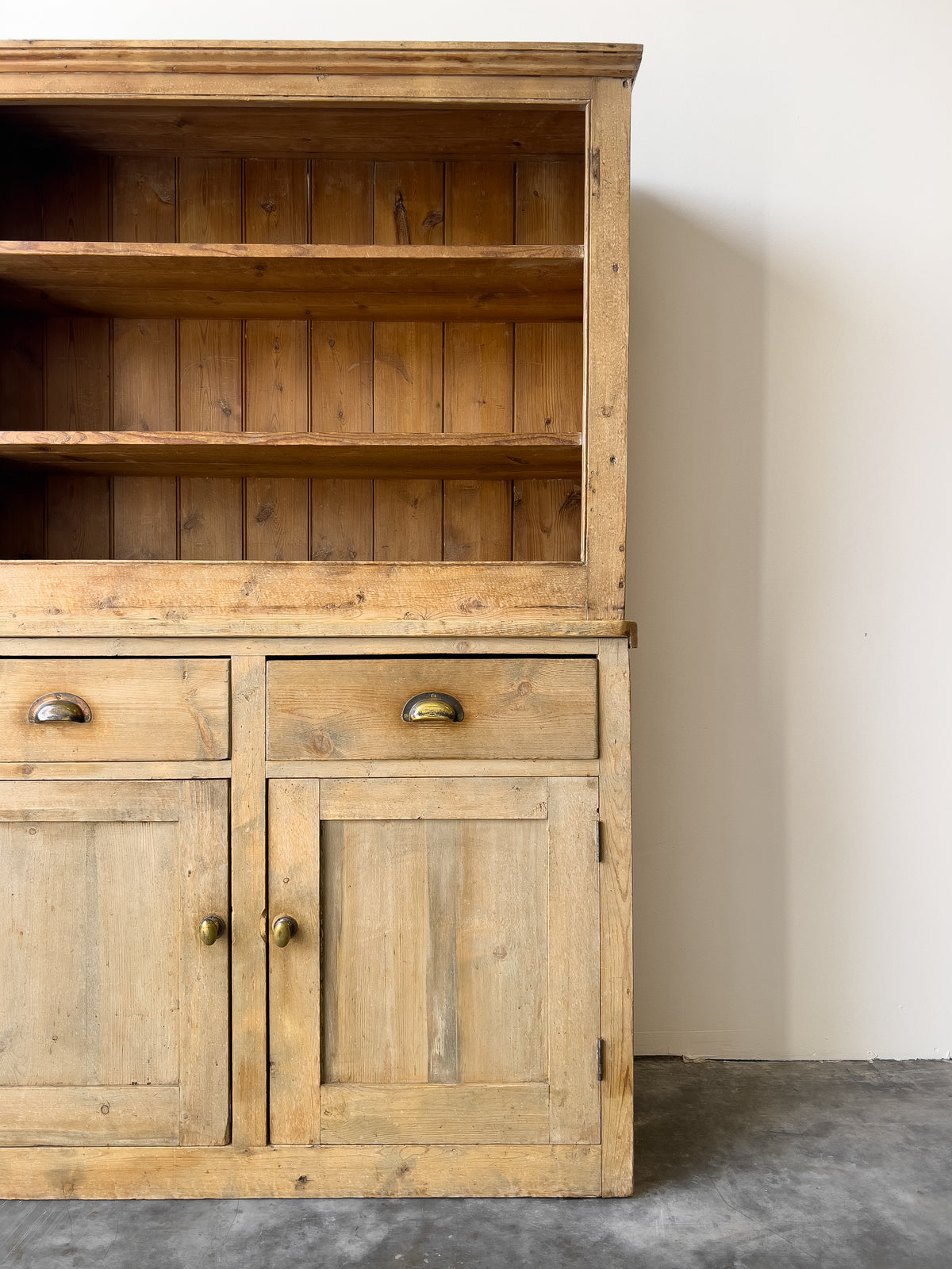 Antique Victorian Pine Hutch | Kitchen Dresser