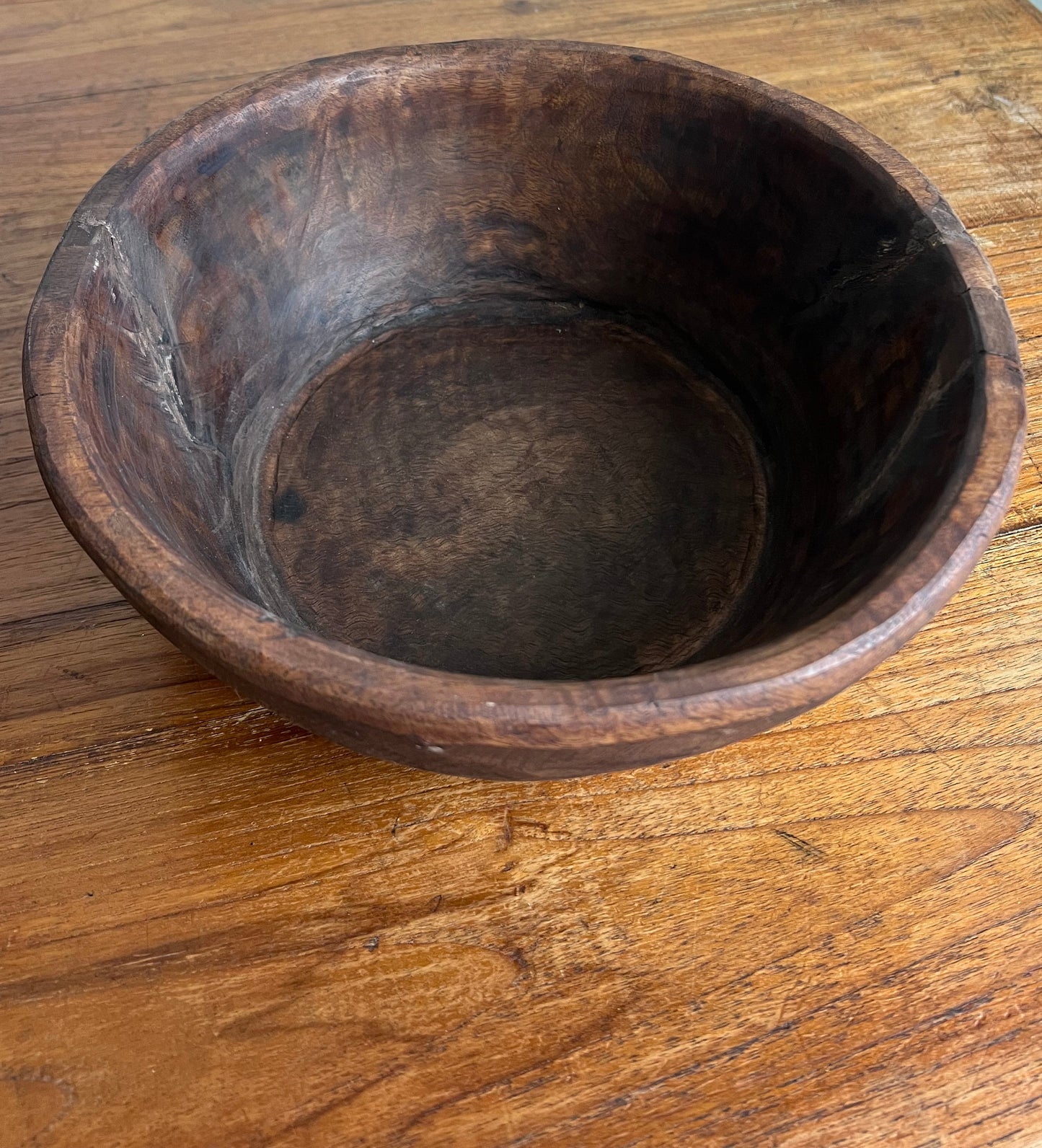 Vintage Found Wood Bowl