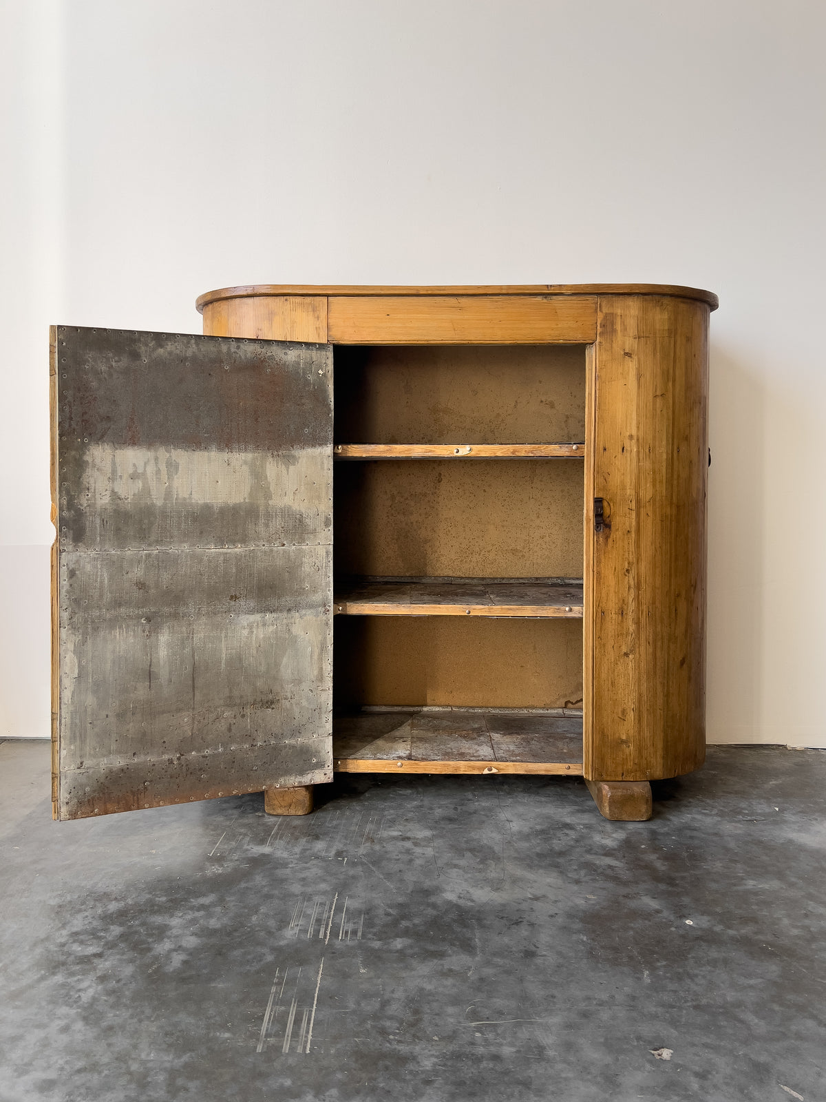 Antique Pine Huffer Cabinet