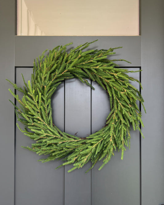 Real Touch Norfolk Pine Wreath