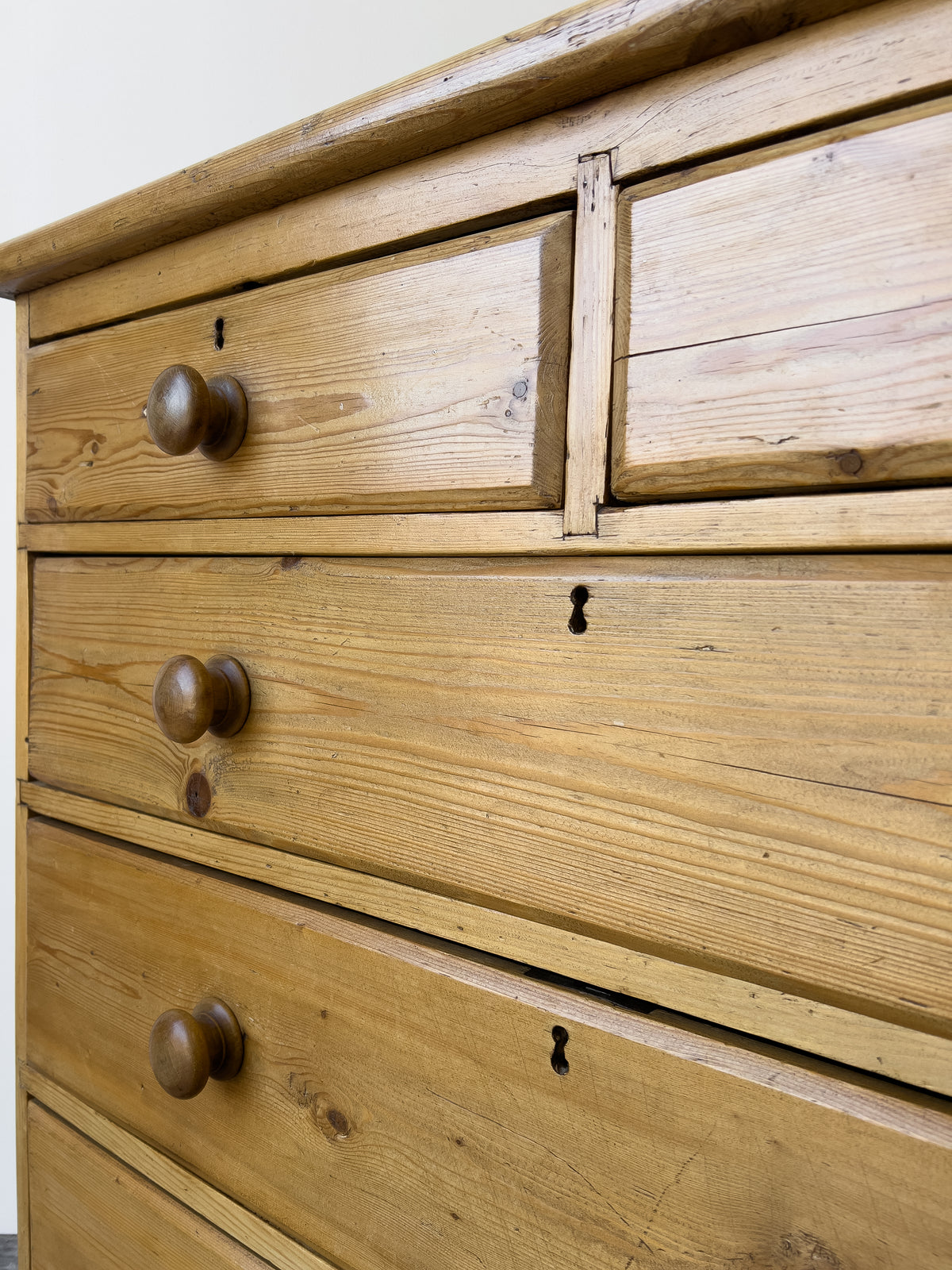 19th Century English Pine Chest of Drawers