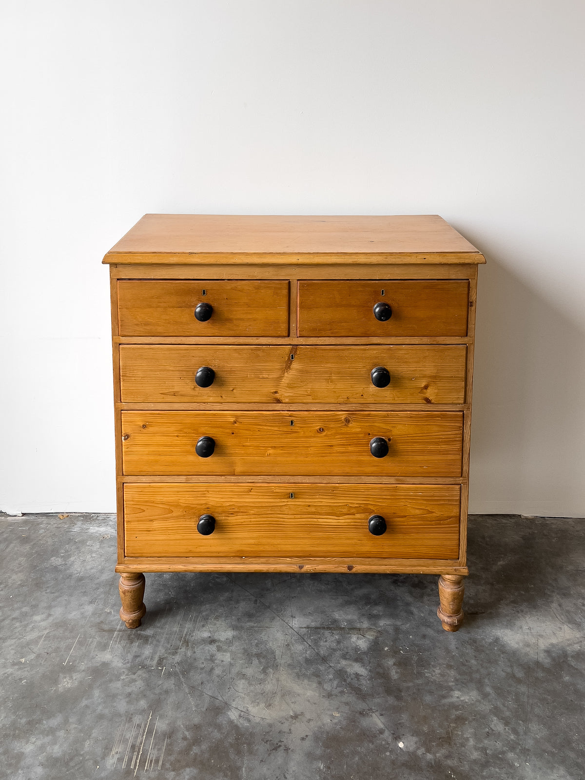 Antique 18th Century English Pine Georgian Chest of Drawers