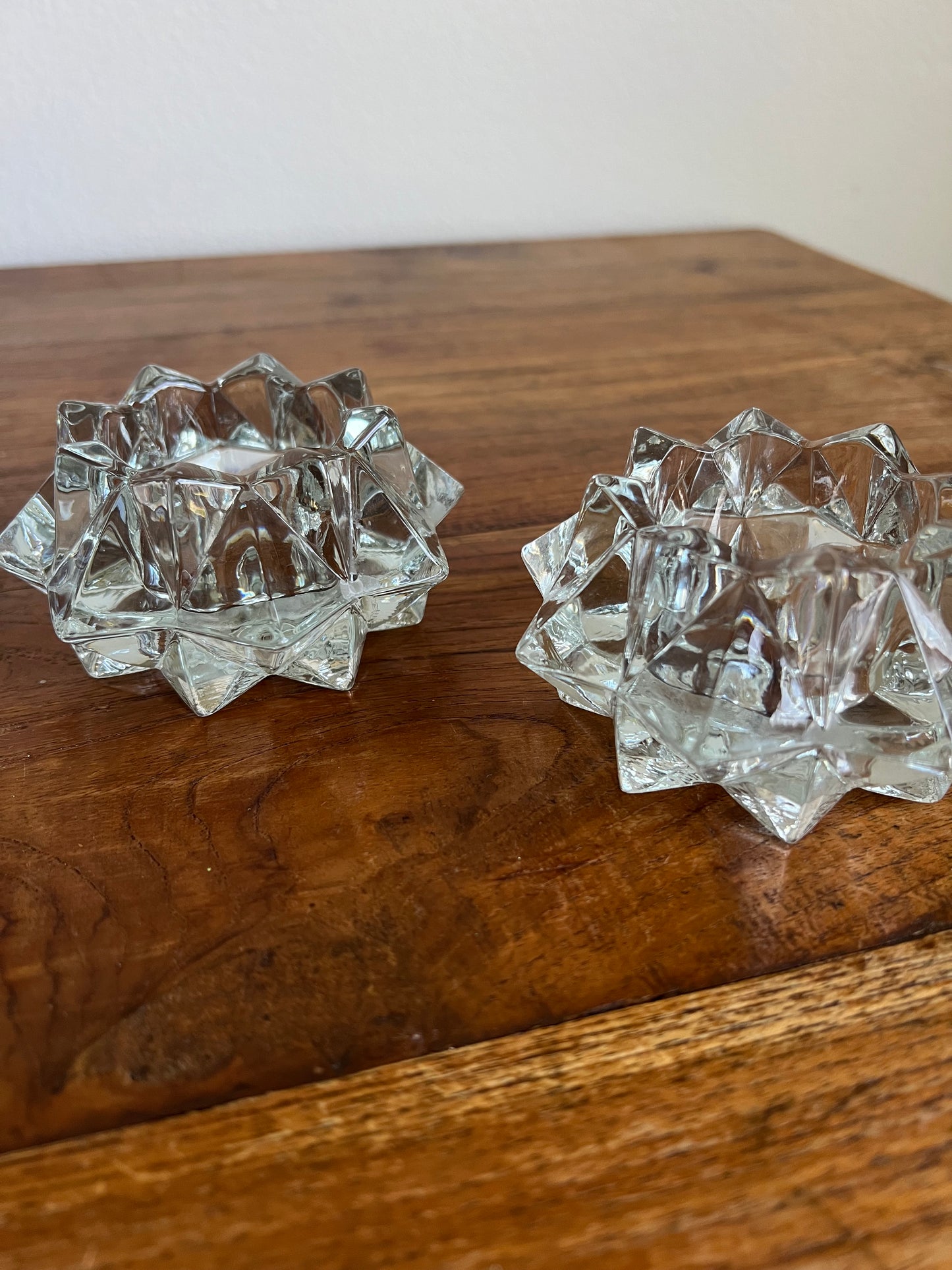 Vintage Starburst Votive Holders (set of 2)