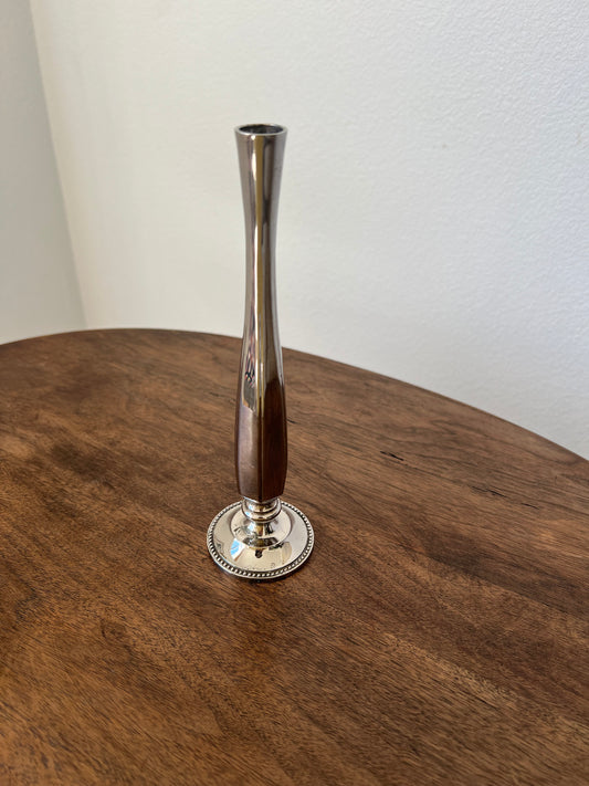 Silverplate bud vase