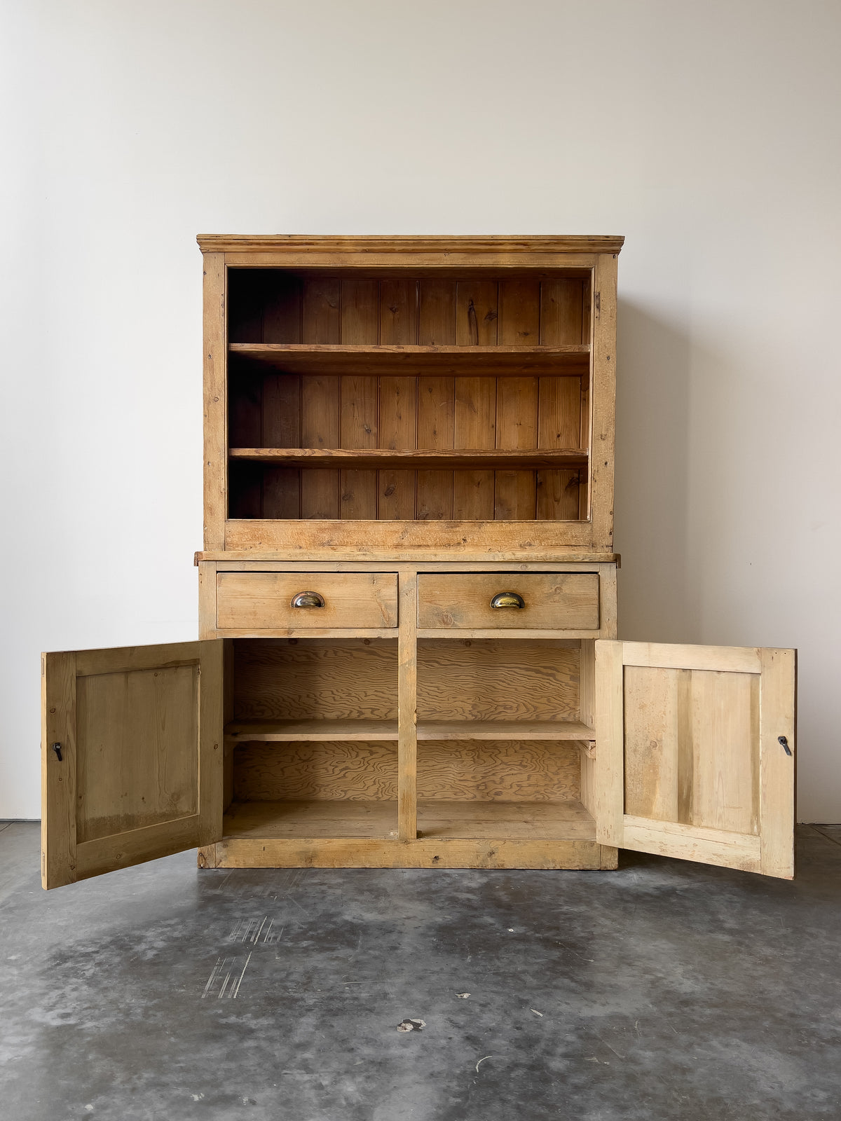 Antique Victorian Pine Hutch | Kitchen Dresser