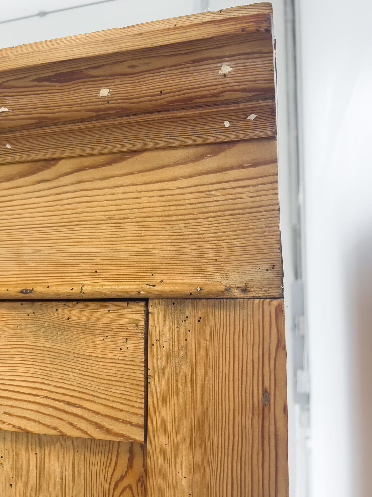 Antique European Pine Wardrobe