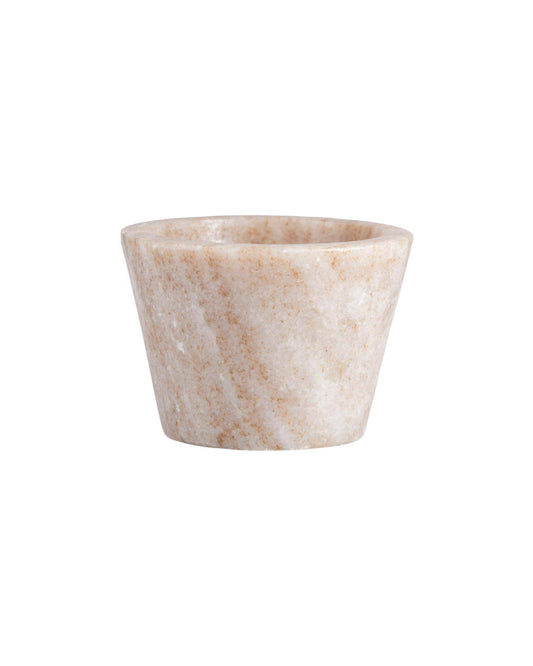 Tan Marble Pinch Pot