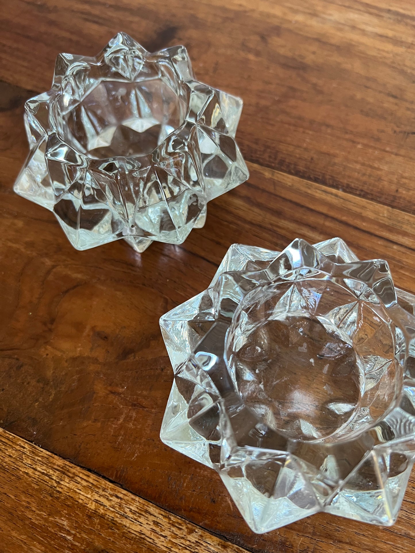 Vintage Starburst Votive Holders (set of 2)