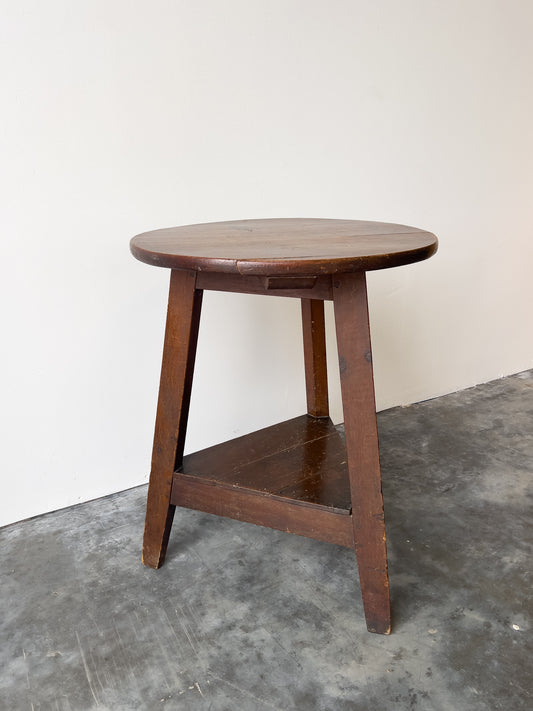 Antique Welsh Late 19th Century Scumble Painted Cricket Table