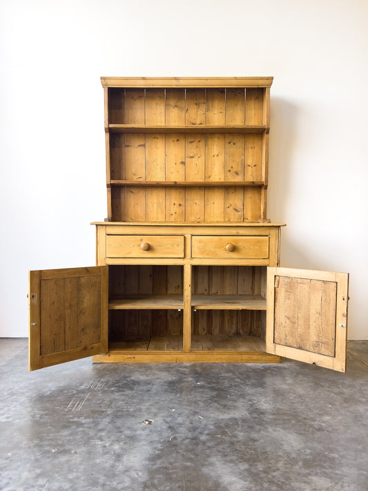 Antique 19th Century Pine Hutch | Kitchen Dresser