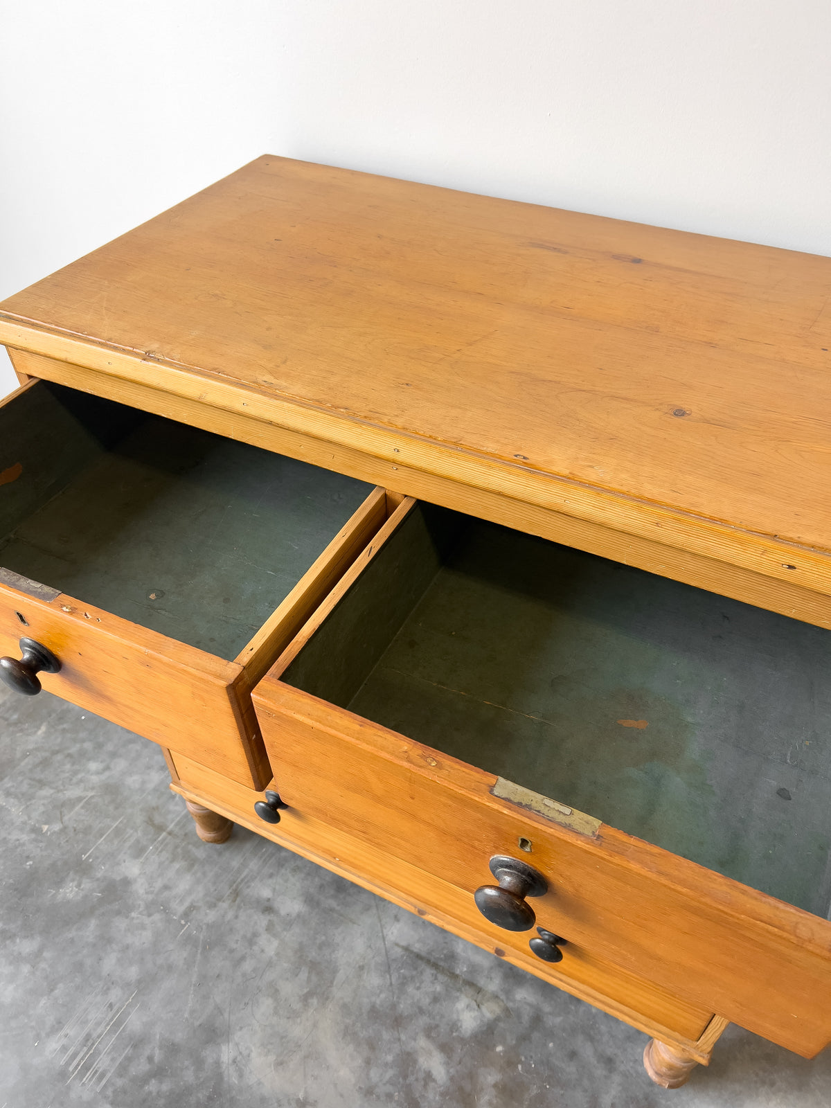 Antique 18th Century English Pine Georgian Chest of Drawers
