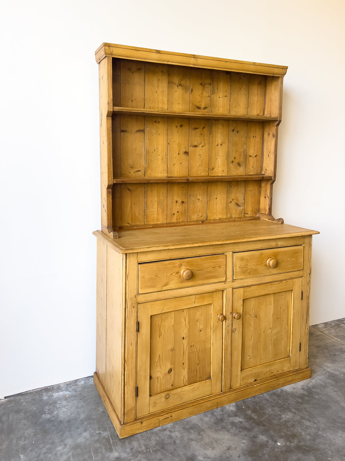 Antique 19th Century Pine Hutch | Kitchen Dresser