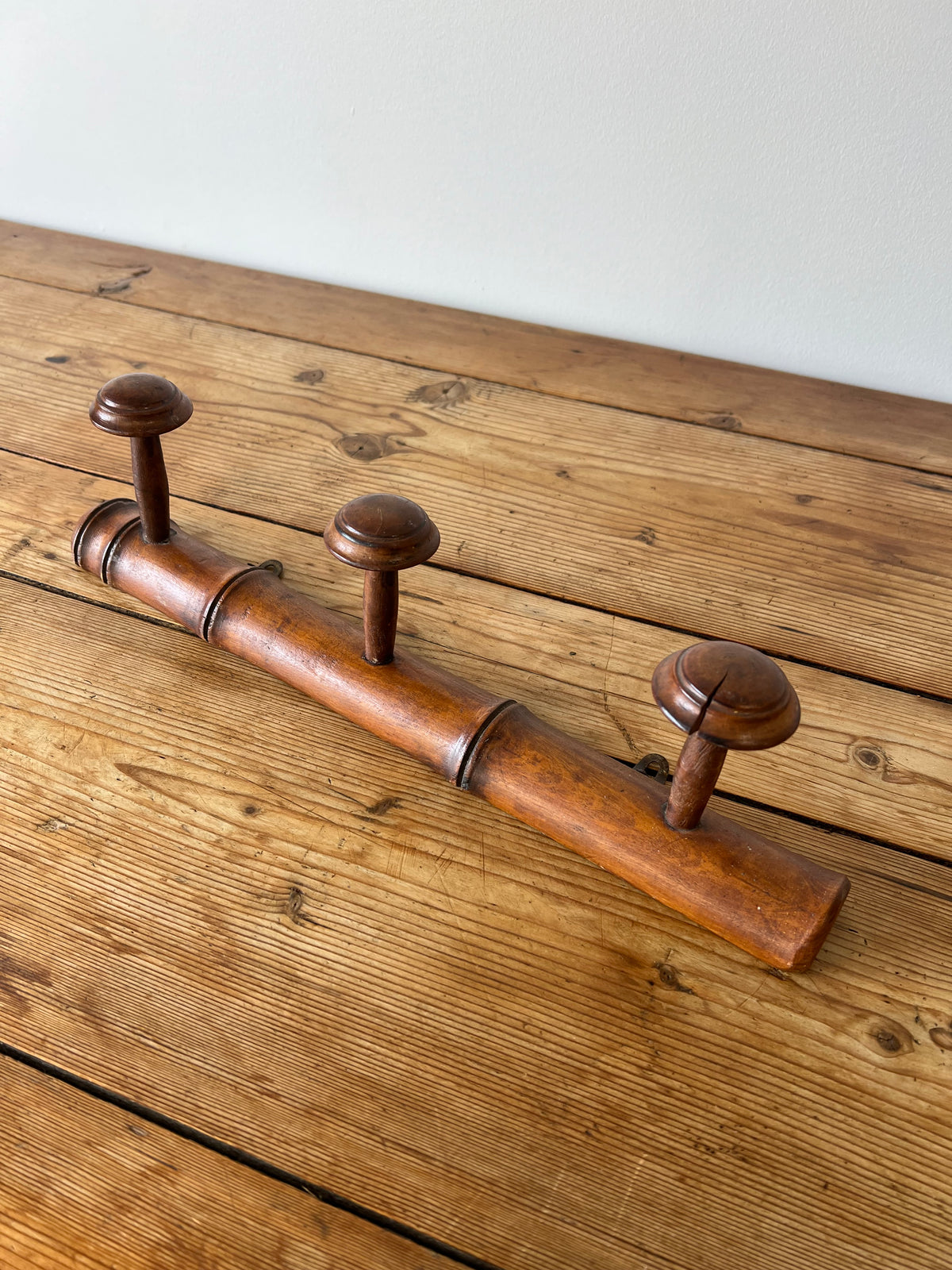 Vintage French Bobbin Coat Hooks