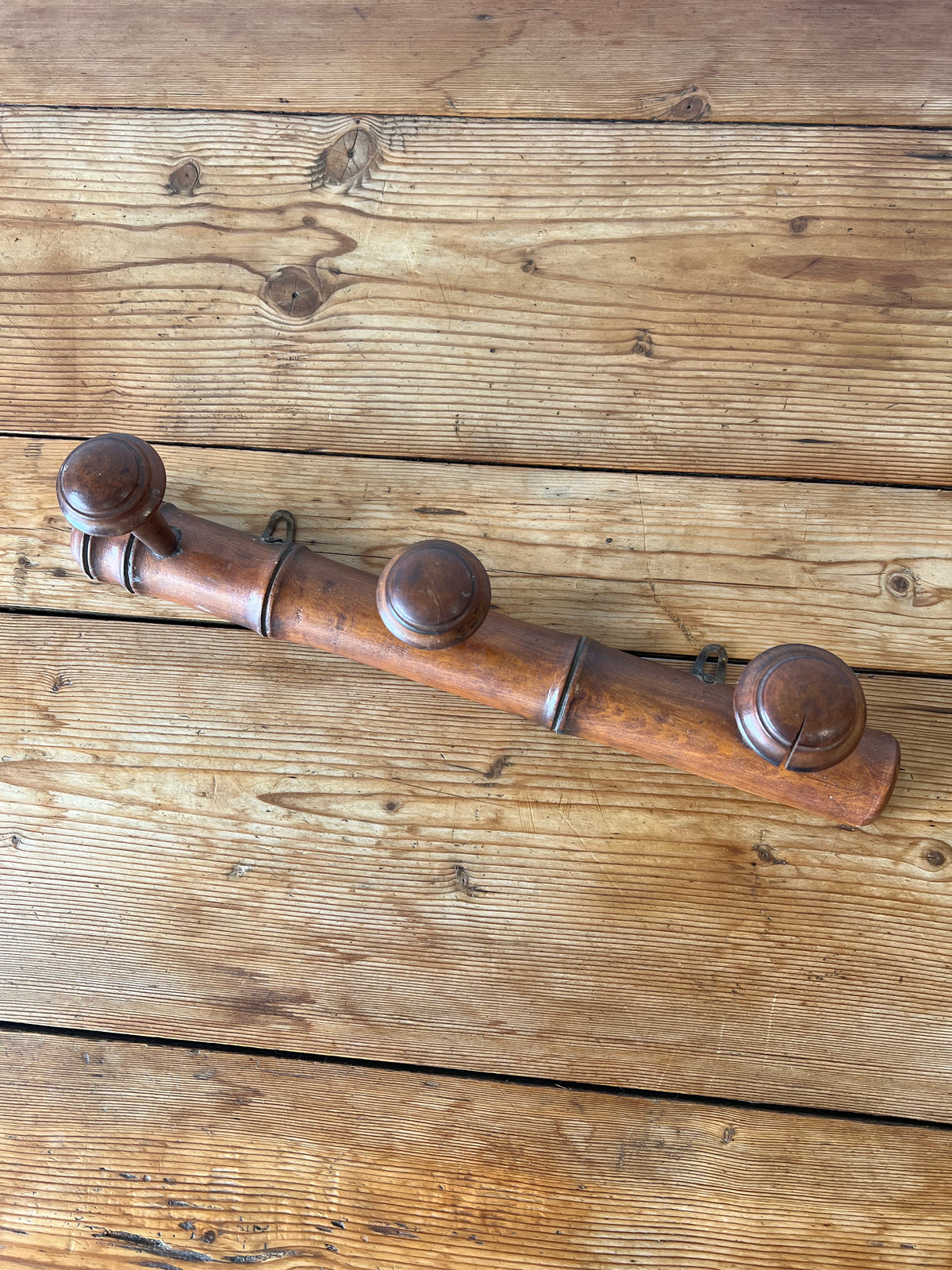 Vintage French Bobbin Coat Hooks