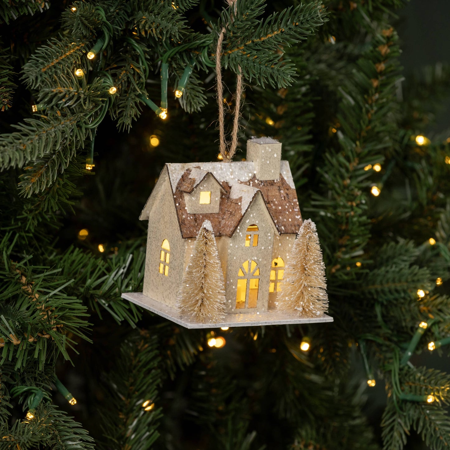 Light Up House Ornament