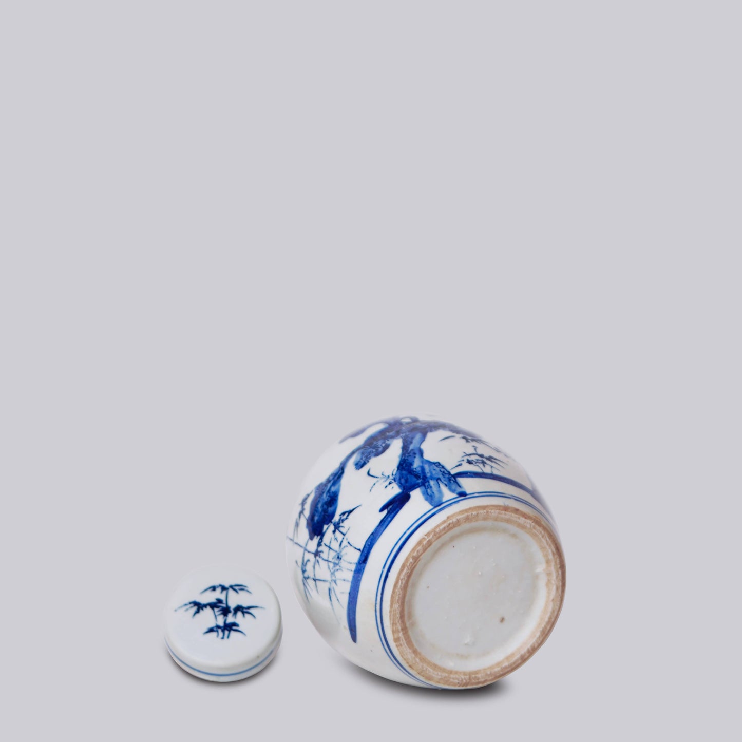 Blue and White Porcelain Three Friends Jar